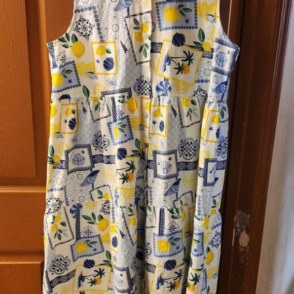 Lemon Patterned Dress - Picture 2 of 3